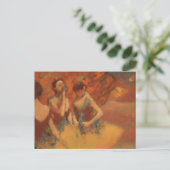 Carte Postale Danseuses Orange Edgar Degas (Debout devant)
