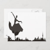 Carte Postale Dansez Avec La Skyline (Devant / Derrière)