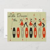 Carte Postale Dansons le merengue (Devant / Derrière)