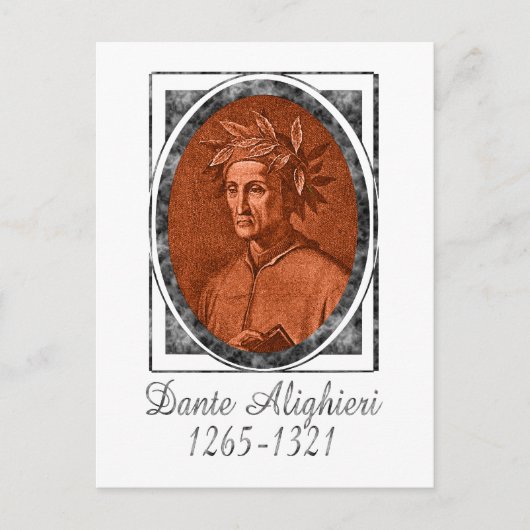 Carte Postale Dante Alighieri (Devant)