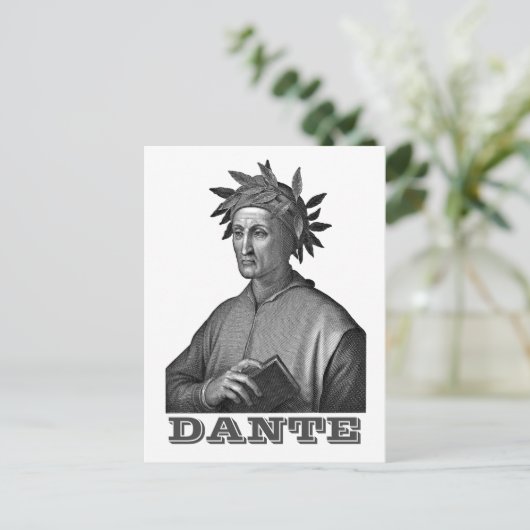 Carte Postale Dante Alighieri (Debout devant)