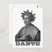 Carte Postale Dante Alighieri (Devant / Derrière)