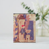 Carte Postale Dante écrit "La Divine Comédie" (Debout devant)