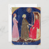Carte Postale Dante et Beatrice avant Justinian (Devant / Derrière)