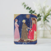 Carte Postale Dante et Beatrice avant Justinian (Debout devant)