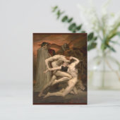 Carte Postale Dante et Virgil Bouguereau Art Vintage (Debout devant)
