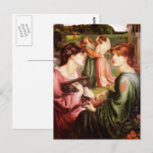 Carte Postale Dante Gabriel Rossetti Art (Devant / Derrière)