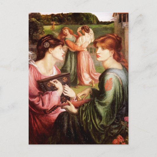 Carte Postale Dante Gabriel Rossetti Art (Devant)