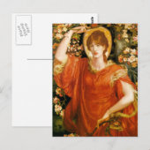 Carte Postale Dante Gabriel Rossetti Art (Devant / Derrière)