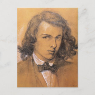 Carte Postale Dante Gabriel Rossetti - Autoportrait
