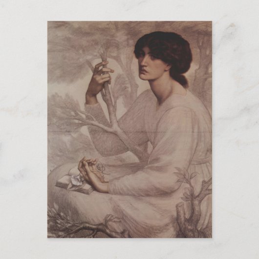 Carte Postale Dante Gabriel Rossetti - Daydream (Devant)