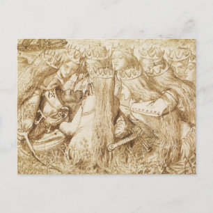 Carte Postale Dante Gabriel Rossetti - Design pour les Tennys de