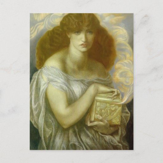 Carte Postale Dante Gabriel Rossetti : Pandora (Devant)