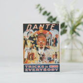 Carte Postale Dante Magicien Vintage Publicité (Debout devant)