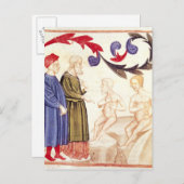 Carte Postale Dante, Virgile et la peste (Devant / Derrière)