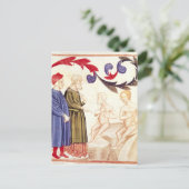 Carte Postale Dante, Virgile et la peste (Debout devant)