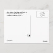 Carte Postale Dante's Inferno, Canto V Postcard (Dos)