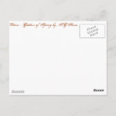 Carte Postale Danu - Déesse du Printemps (Dos)