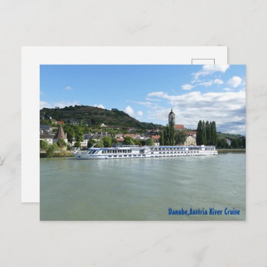 Carte Postale Danube, Autriche (Devant / Derrière)