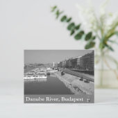 Carte Postale Danube, Budapest, Hongrie (Debout devant)