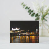 Carte Postale Danube de nuit, Bratislava, Slovaquie (Debout devant)