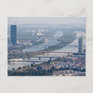 Carte Postale Danube et Nouveau Danube