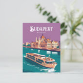 Carte Postale Danube Hongrie (Debout devant)