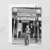 Carte Postale Danville occidental, VT, bureau de poste, les (Devant / Derrière)