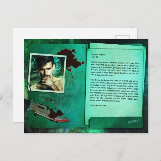 Carte postale d'août (Devant / Derrière)