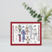 Carte Postale Daphné, Art Deco Lady of the 1920 (Debout devant)