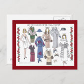 Carte Postale Daphné, Art Deco Lady of the 1920 (Devant / Derrière)