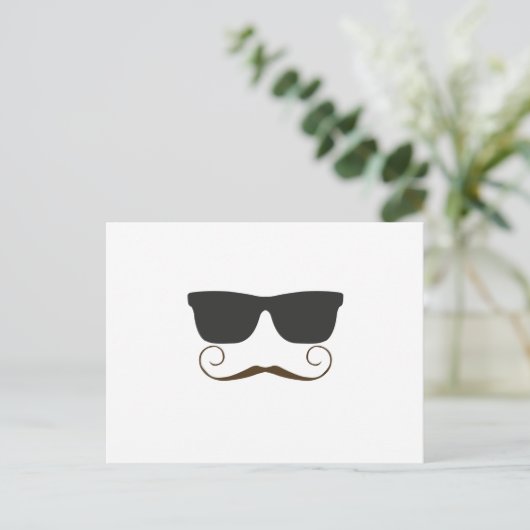 Carte Postale Dapper Mustache (Debout devant)