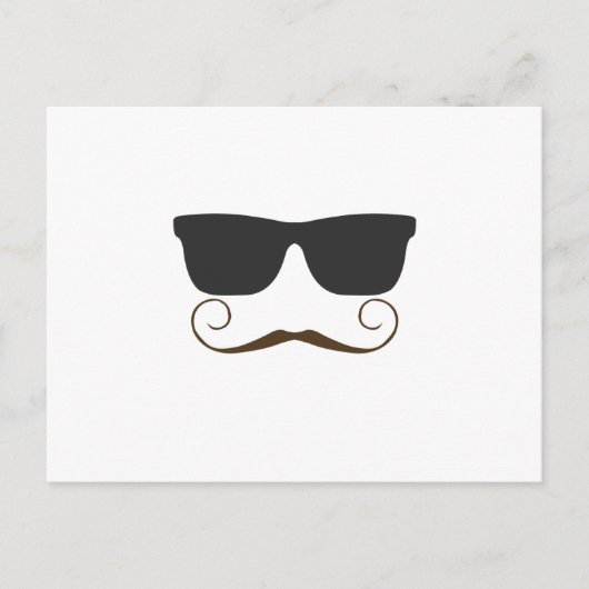 Carte Postale Dapper Mustache (Devant)