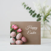 Carte postale d'Aquarell Oster avec oeufs de Pâque (Debout devant)
