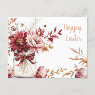 Carte postale d'Aquarell Oster avec oeufs de Pâque