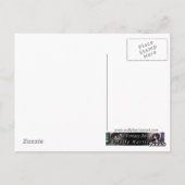 Carte postale d'aquarelle Mermaid Art par Molly Ha (Dos)