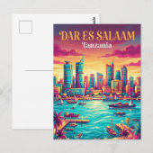 Carte Postale Dar es Salaam Harbor Tanzania (Devant / Derrière)