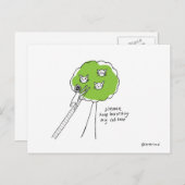 carte postale d'arbre à chat (Devant / Derrière)