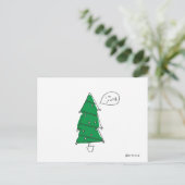 carte postale d'arbre de Noël (Debout devant)