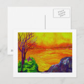 CARTE POSTALE d'arbre généalogique (Devant / Derrière)