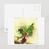 Carte postale d'arbre pâle (Devant / Derrière)