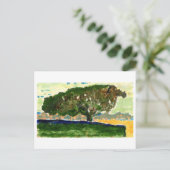 Carte postale d'arbre solitaire et paisible (Debout devant)