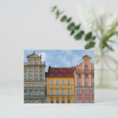 Carte postale d'architecture colorée vive (Debout devant)