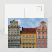 Carte postale d'architecture colorée vive (Devant / Derrière)