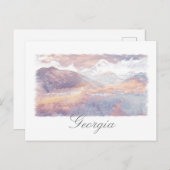 Carte postale d'architecture de la nature de Géorg (Devant / Derrière)