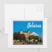 Carte postale d'architecture de la ville de Grodno (Devant / Derrière)