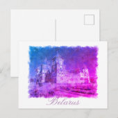 Carte postale d'architecture du château de Mir en (Devant / Derrière)