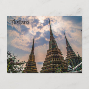Carte postale d'architecture thaïe