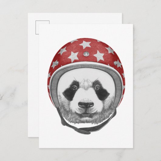 Carte Postale Daredevil Panda (Devant / Derrière)