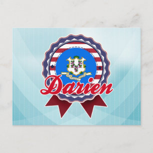 Carte Postale Darien, CT
